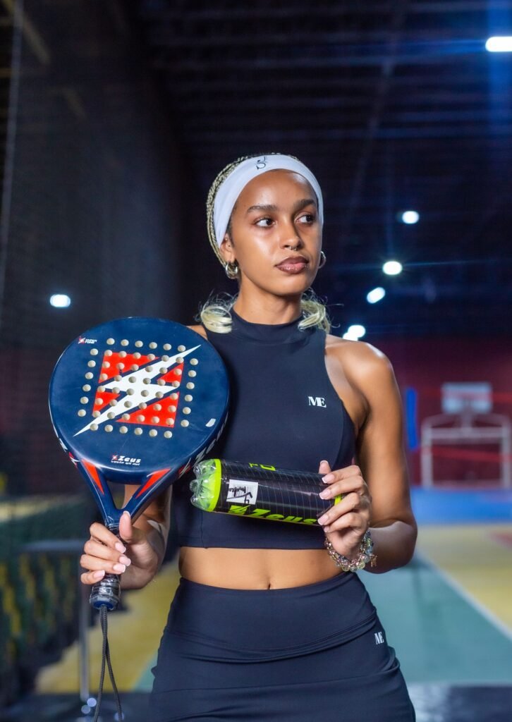 Jugador de padel en Madrid
